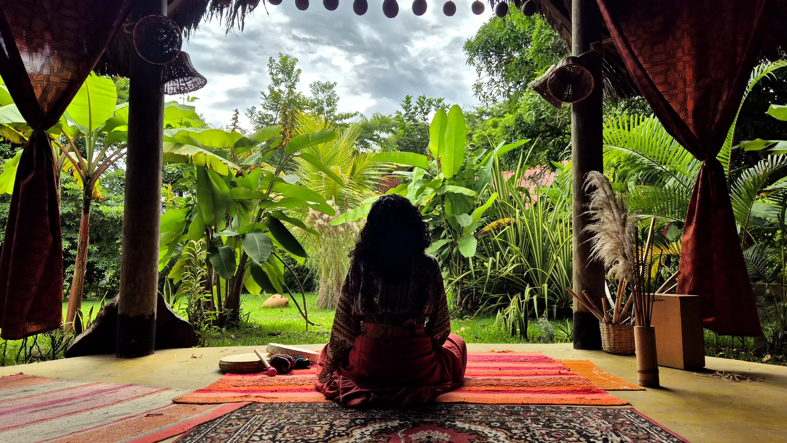 Mar in quiet meditation